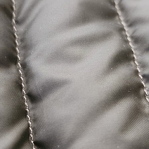 Eddie Bauer Sportshop Army Green Quilted Down Fill Full Zip Vest - Picture 7 of 8